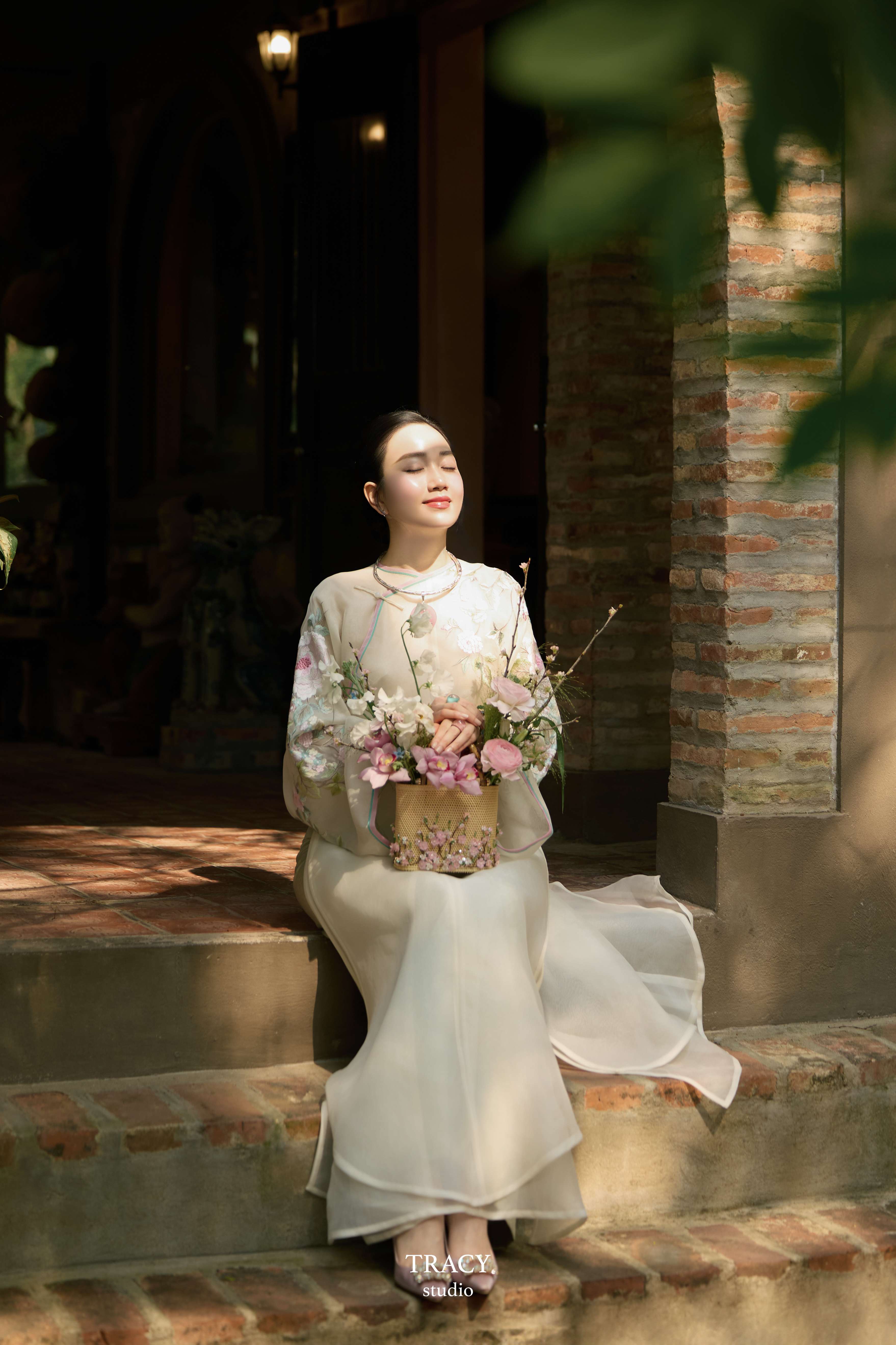 tracy studio chụp concept áo dài lan hươngg